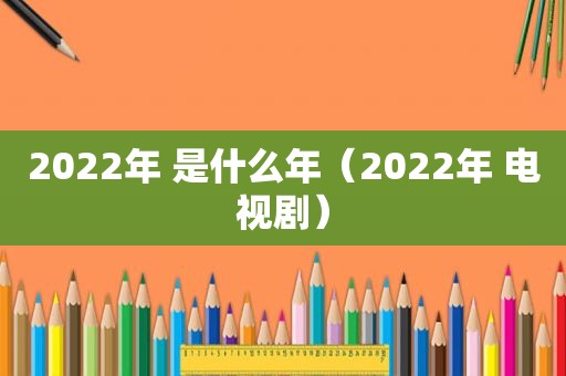 2022年 是什么年（2022年 电视剧）