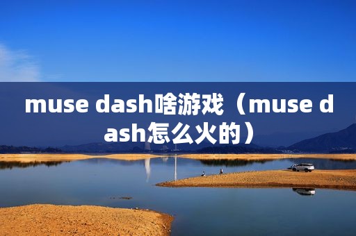muse dash啥游戏（muse dash怎么火的）