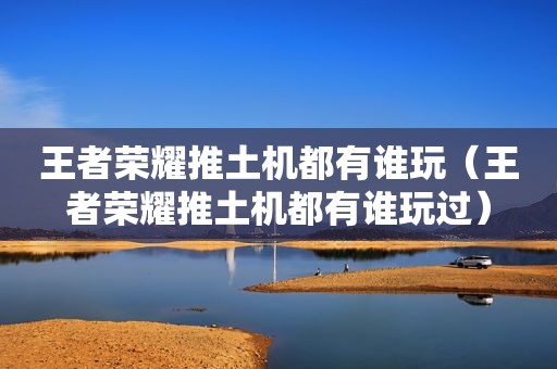 王者荣耀推土机都有谁玩（王者荣耀推土机都有谁玩过）
