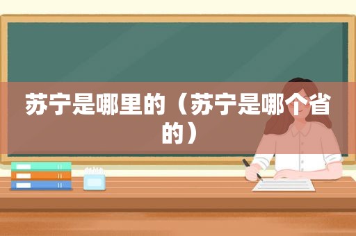 苏宁是哪里的（苏宁是哪个省的）