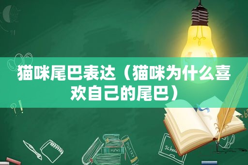 猫咪尾巴表达（猫咪为什么喜欢自己的尾巴）