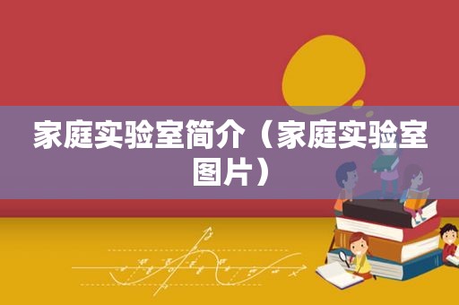 家庭实验室简介（家庭实验室图片）