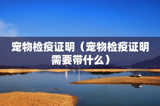 宠物检疫证明（宠物检疫证明需要带什么）