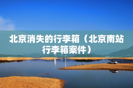 北京消失的行李箱（北京南站行李箱案件）