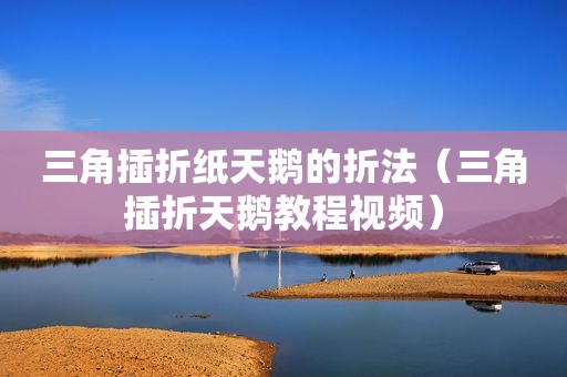 三角插折纸天鹅的折法（三角插折天鹅教程视频）
