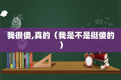 我很傻,真的（我是不是挺傻的）