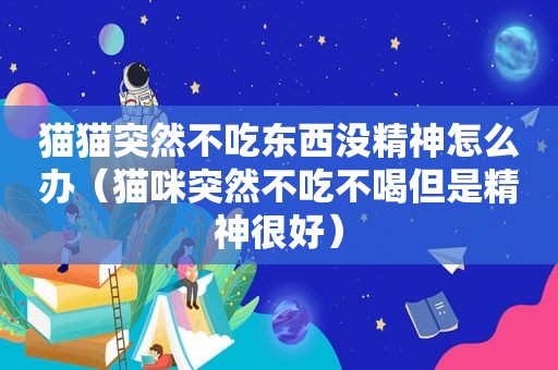 猫猫突然不吃东西没精神怎么办（猫咪突然不吃不喝但是精神很好）