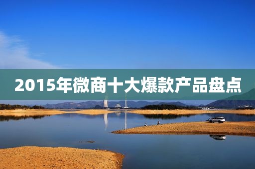 2015年微商十大爆款产品盘点