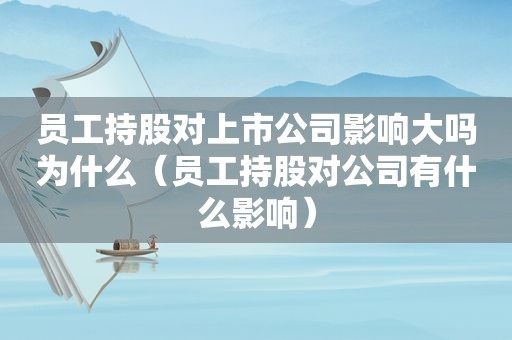 员工持股对上市公司影响大吗为什么（员工持股对公司有什么影响）