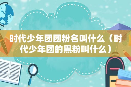 时代少年团团粉名叫什么（时代少年团的黑粉叫什么）