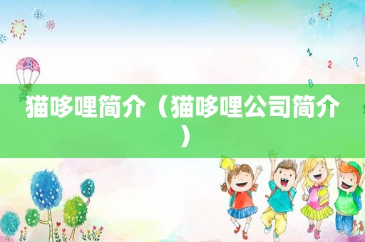 猫哆哩简介（猫哆哩公司简介）