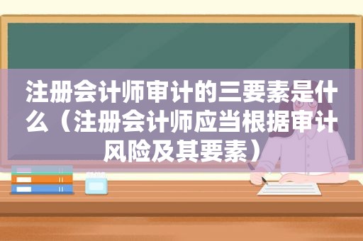 注册会计师审计的三要素是什么（注册会计师应当根据审计风险及其要素）
