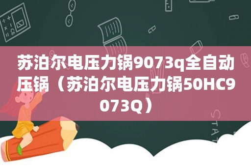 苏泊尔电压力锅9073q全自动压锅（苏泊尔电压力锅50HC9073Q）