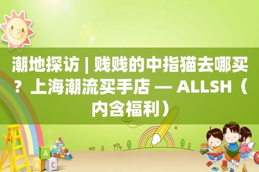 潮地探访 | 贱贱的中指猫去哪买？上海潮流买手店 — ALLSH（内含福利）
