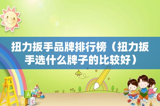 扭力扳手品牌排行榜（扭力扳手选什么牌子的比较好）