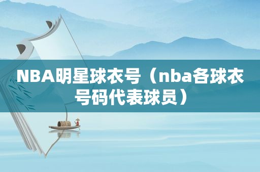NBA明星球衣号（nba各球衣号码代表球员）