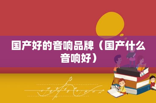 国产好的音响品牌（国产什么音响好）