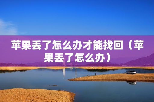 苹果丢了怎么办才能找回（苹果丢了怎么办）