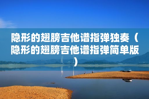 隐形的翅膀吉他谱指弹独奏（隐形的翅膀吉他谱指弹简单版）