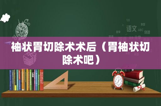 袖状胃切除术术后（胃袖状切除术吧）