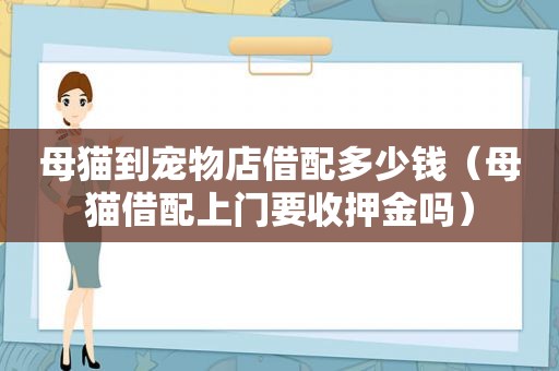 母猫到宠物店借配多少钱（母猫借配上门要收押金吗）
