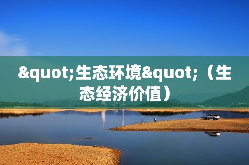 "生态环境"（生态经济价值）