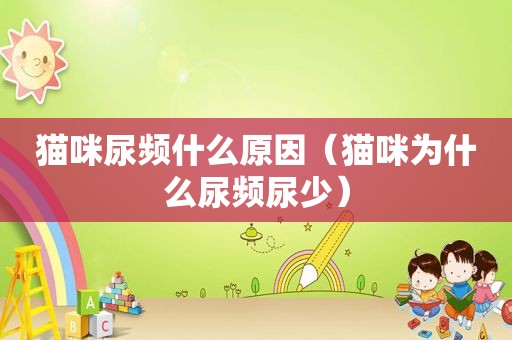 猫咪尿频什么原因（猫咪为什么尿频尿少）