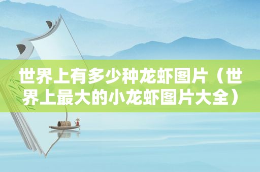 世界上有多少种龙虾图片（世界上最大的小龙虾图片大全）