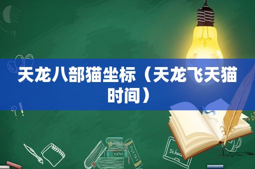 天龙八部猫坐标（天龙飞天猫时间）