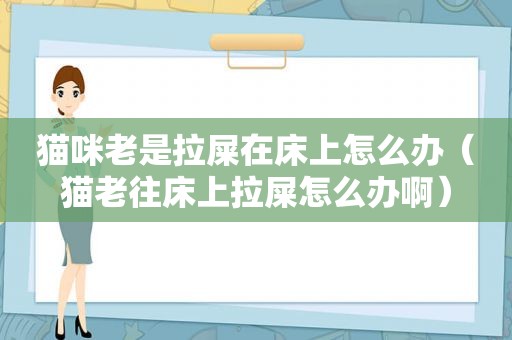 猫咪老是拉屎在床上怎么办（猫老往床上拉屎怎么办啊）