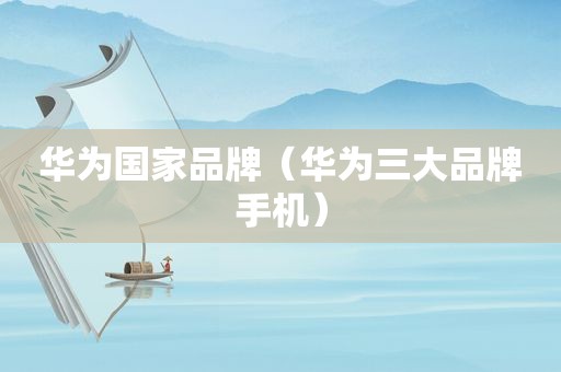 华为国家品牌（华为三大品牌手机）