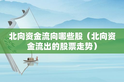 北向资金流向哪些股（北向资金流出的股票走势）