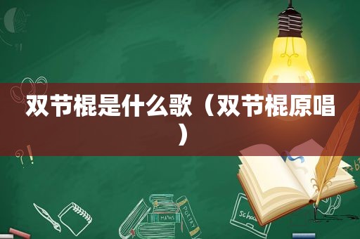 双节棍是什么歌（双节棍原唱）