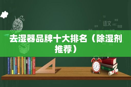 去湿器品牌十大排名（除湿剂推荐）