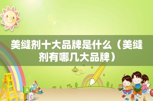 美缝剂十大品牌是什么（美缝剂有哪几大品牌）