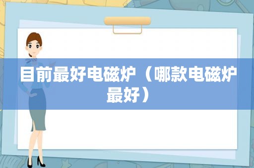 目前最好电磁炉（哪款电磁炉最好）