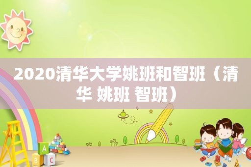 2020清华大学姚班和智班（清华 姚班 智班）