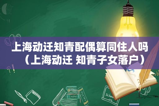 上海动迁知青配偶算同住人吗（上海动迁 知青子女落户）