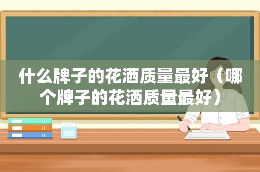 什么牌子的花洒质量最好（哪个牌子的花洒质量最好）