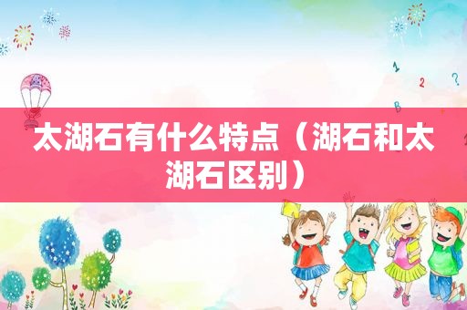 太湖石有什么特点（湖石和太湖石区别）