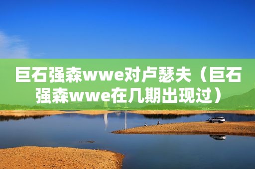 巨石强森wwe对卢瑟夫（巨石强森wwe在几期出现过）
