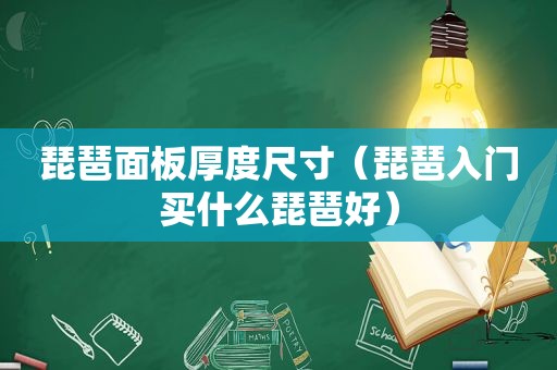 琵琶面板厚度尺寸（琵琶入门买什么琵琶好）