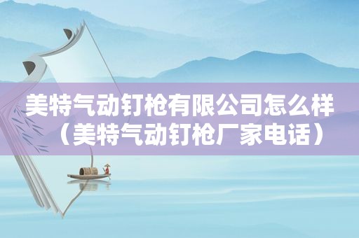 美特气动钉枪有限公司怎么样（美特气动钉枪厂家电话）