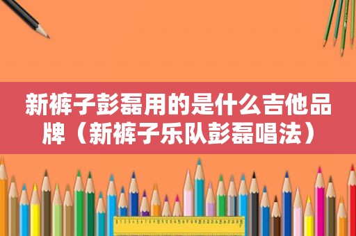 新裤子彭磊用的是什么吉他品牌（新裤子乐队彭磊唱法）