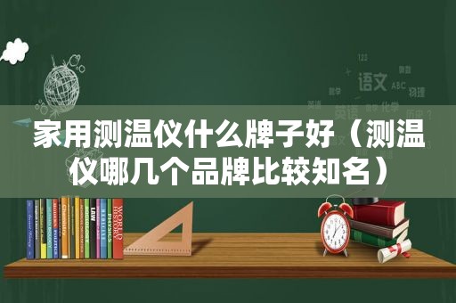 家用测温仪什么牌子好（测温仪哪几个品牌比较知名）