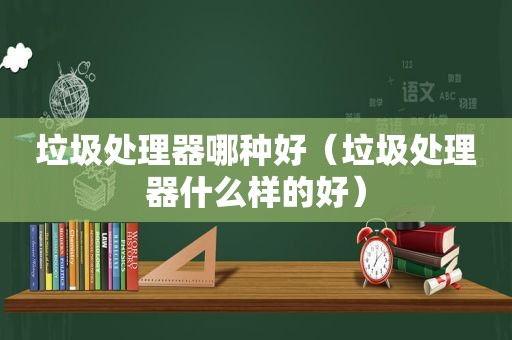 垃圾处理器哪种好（垃圾处理器什么样的好）