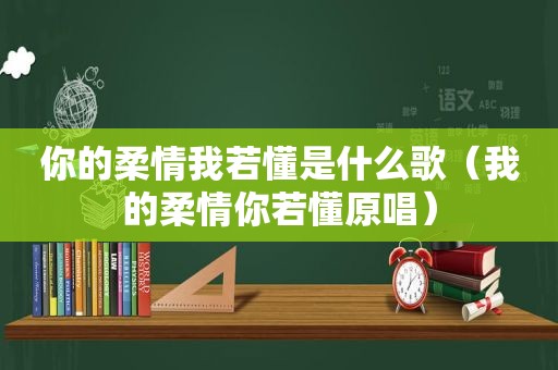 你的柔情我若懂是什么歌（我的柔情你若懂原唱）
