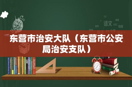 东营市治安大队（东营市公安局治安支队）