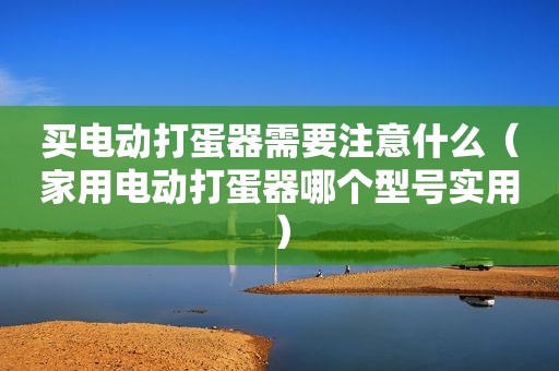 买电动打蛋器需要注意什么（家用电动打蛋器哪个型号实用）