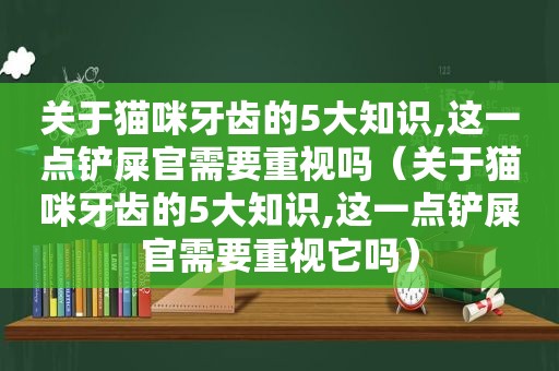 关于猫咪牙齿的5大知识,这一点铲屎官需要重视吗（关于猫咪牙齿的5大知识,这一点铲屎官需要重视它吗）